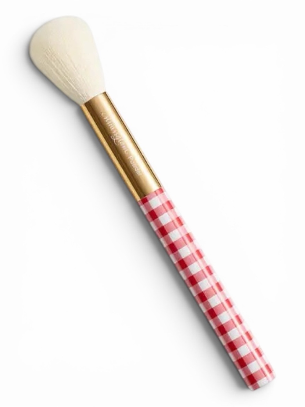 Swissglam Gingham Face Brush - Powder Blush Highlighter Bronzer BRAND NEW